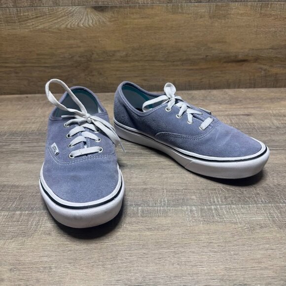 Vans Comfycush Blue Suede Sneaker Women's Size 7.5 - Picture 6 of 7